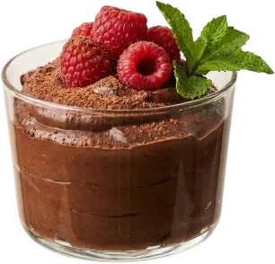Berry chocolate dessert