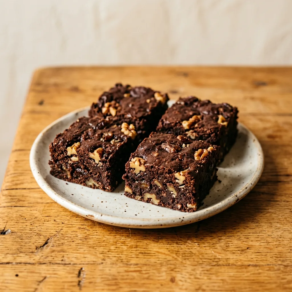 No-Bake Cocoa Brownies