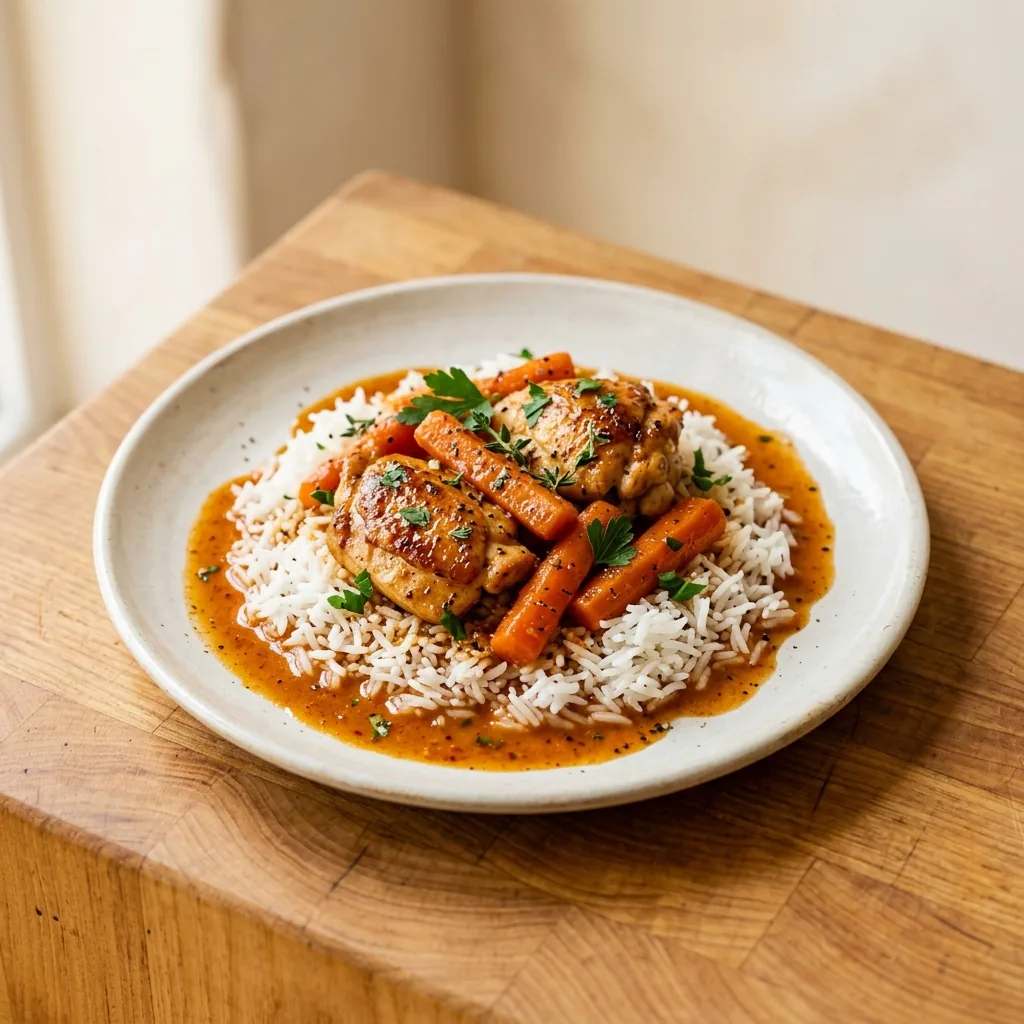 Paprika Chicken and Carrots
