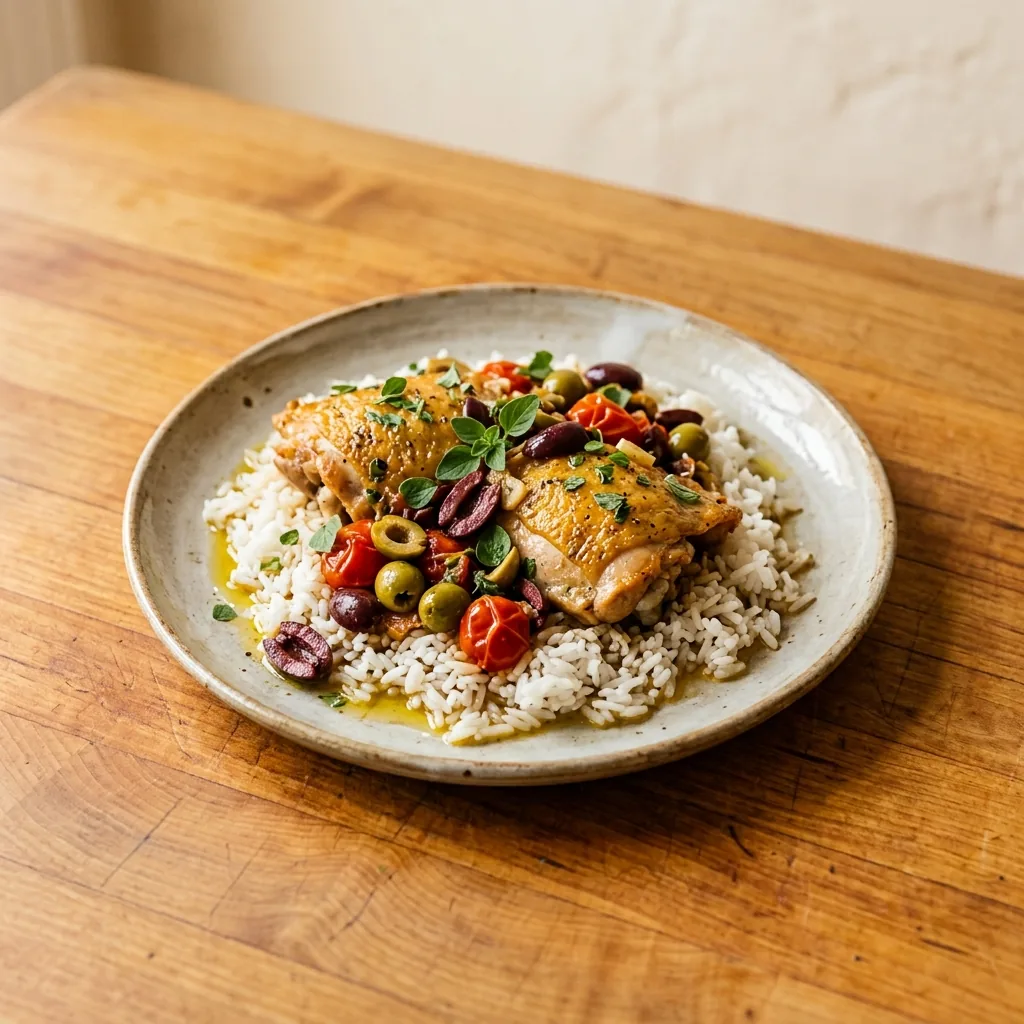 Mediterranean Chicken and Rice