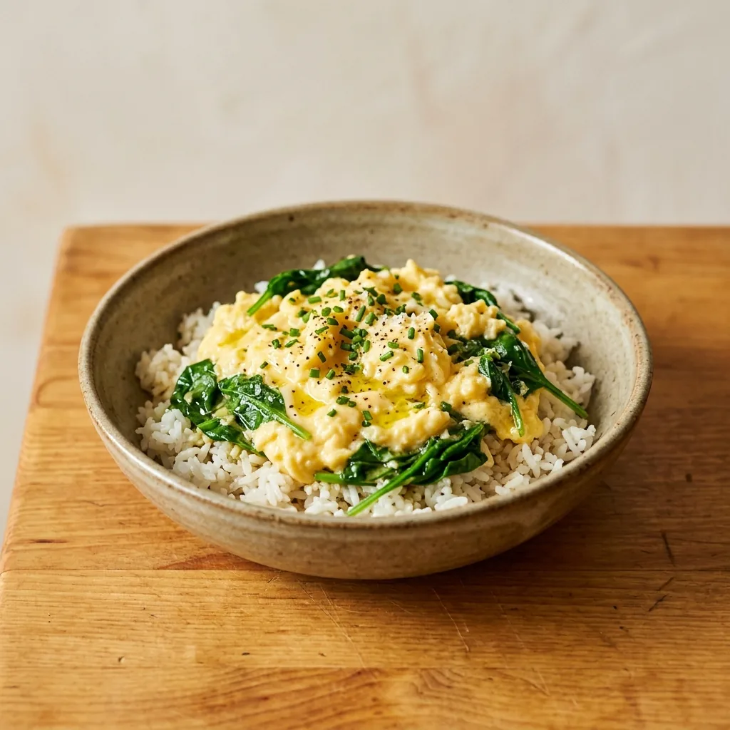 Soft Egg and Rice Bowl