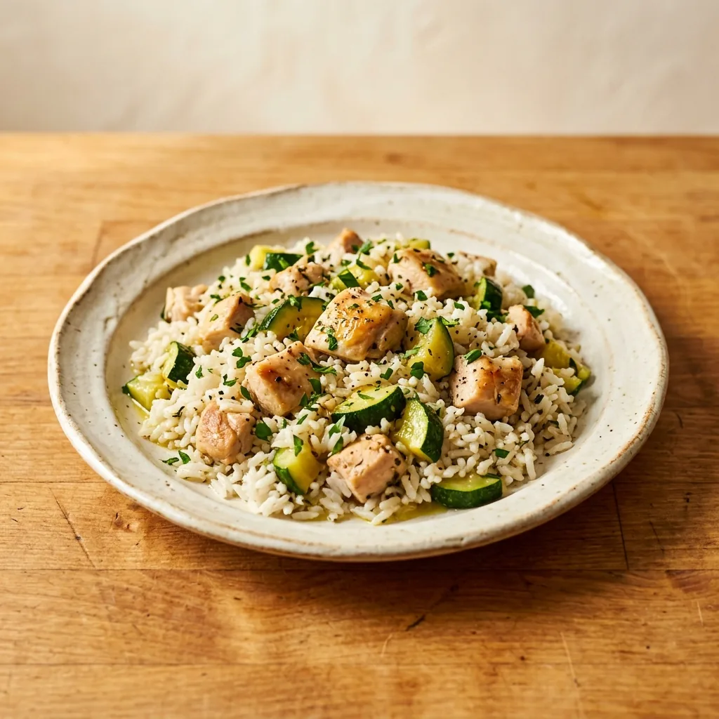 Chicken and Zucchini Rice