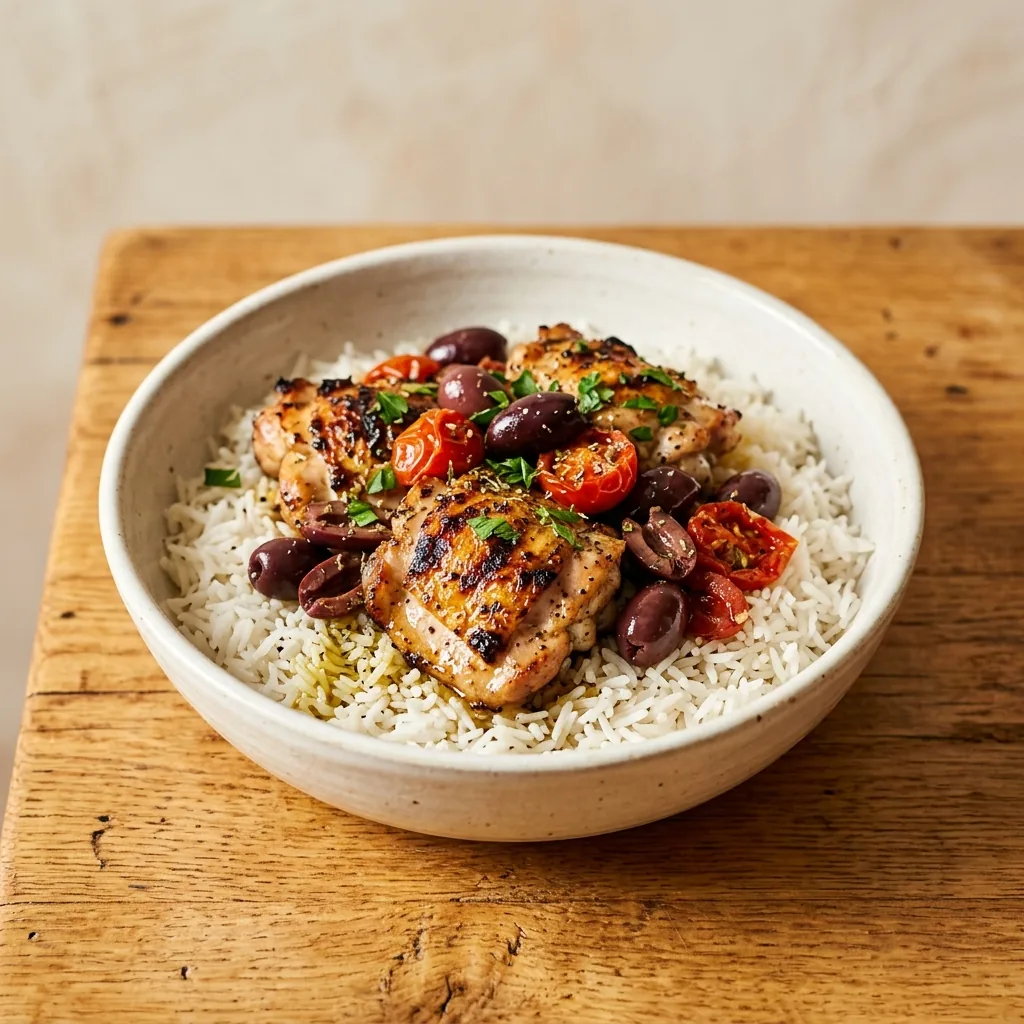 Chicken Olive Rice Bowl