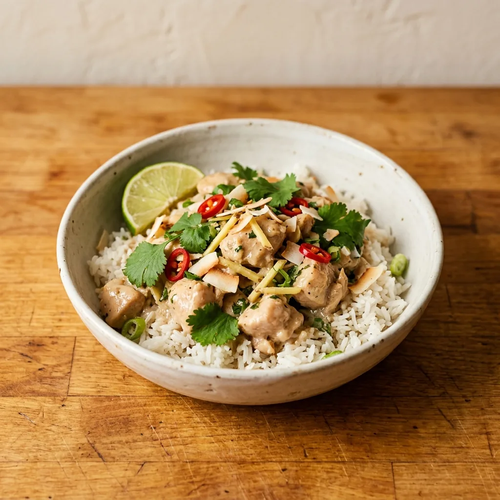 Coconut Chicken Rice Bowl