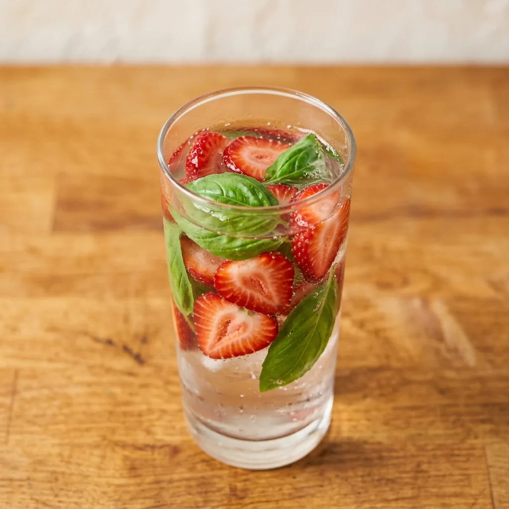 Strawberry Basil Water