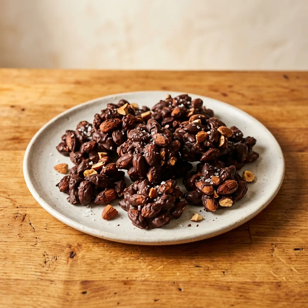 Dark Chocolate Almond Clusters
