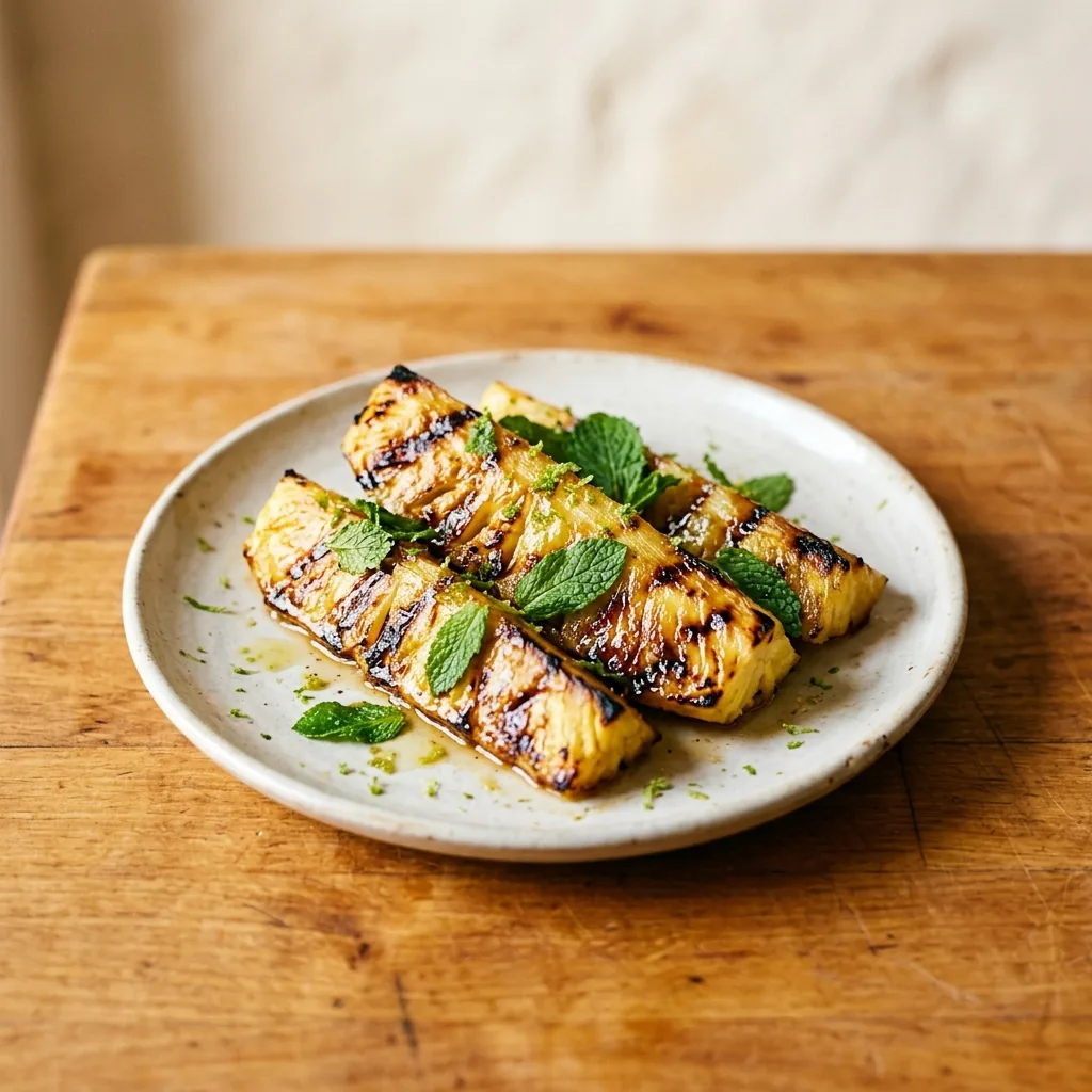 Grilled Pineapple with Lime