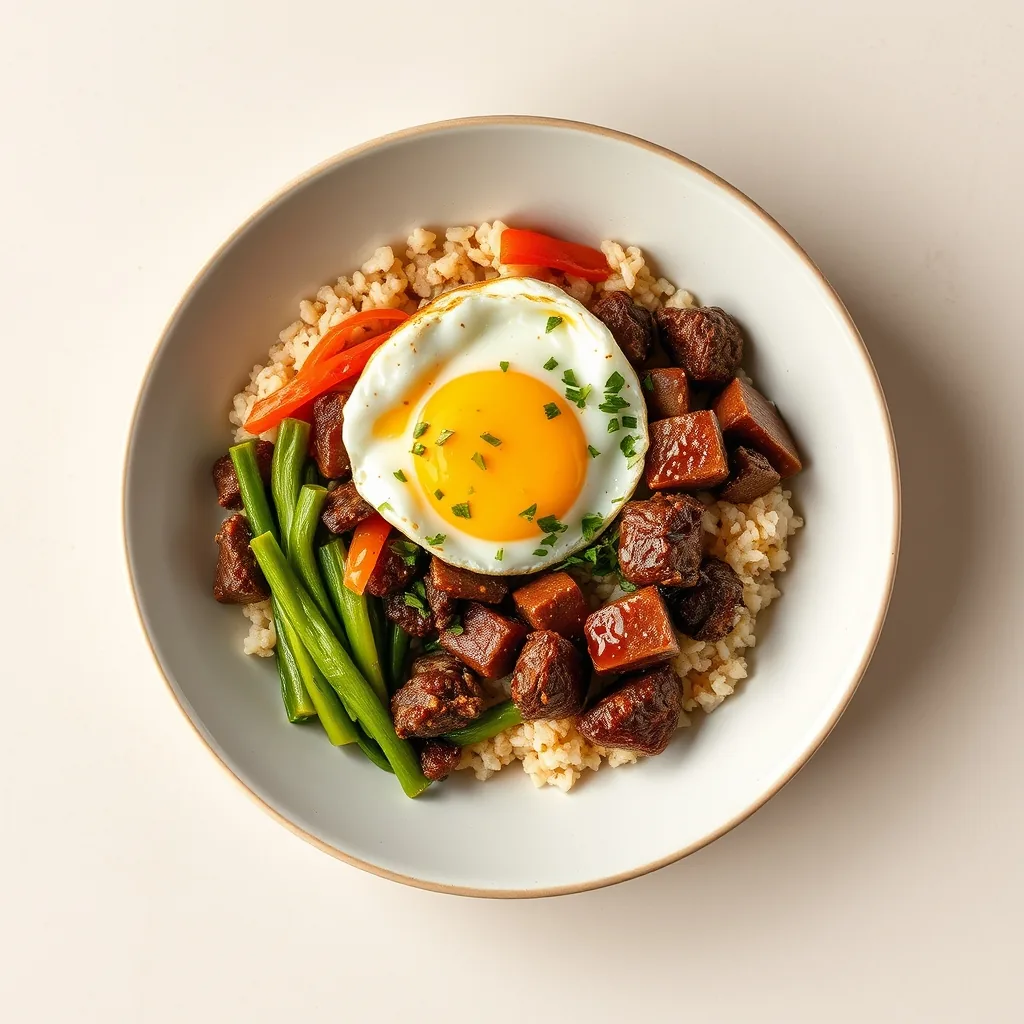 Korean Bibimbap Rice Bowl