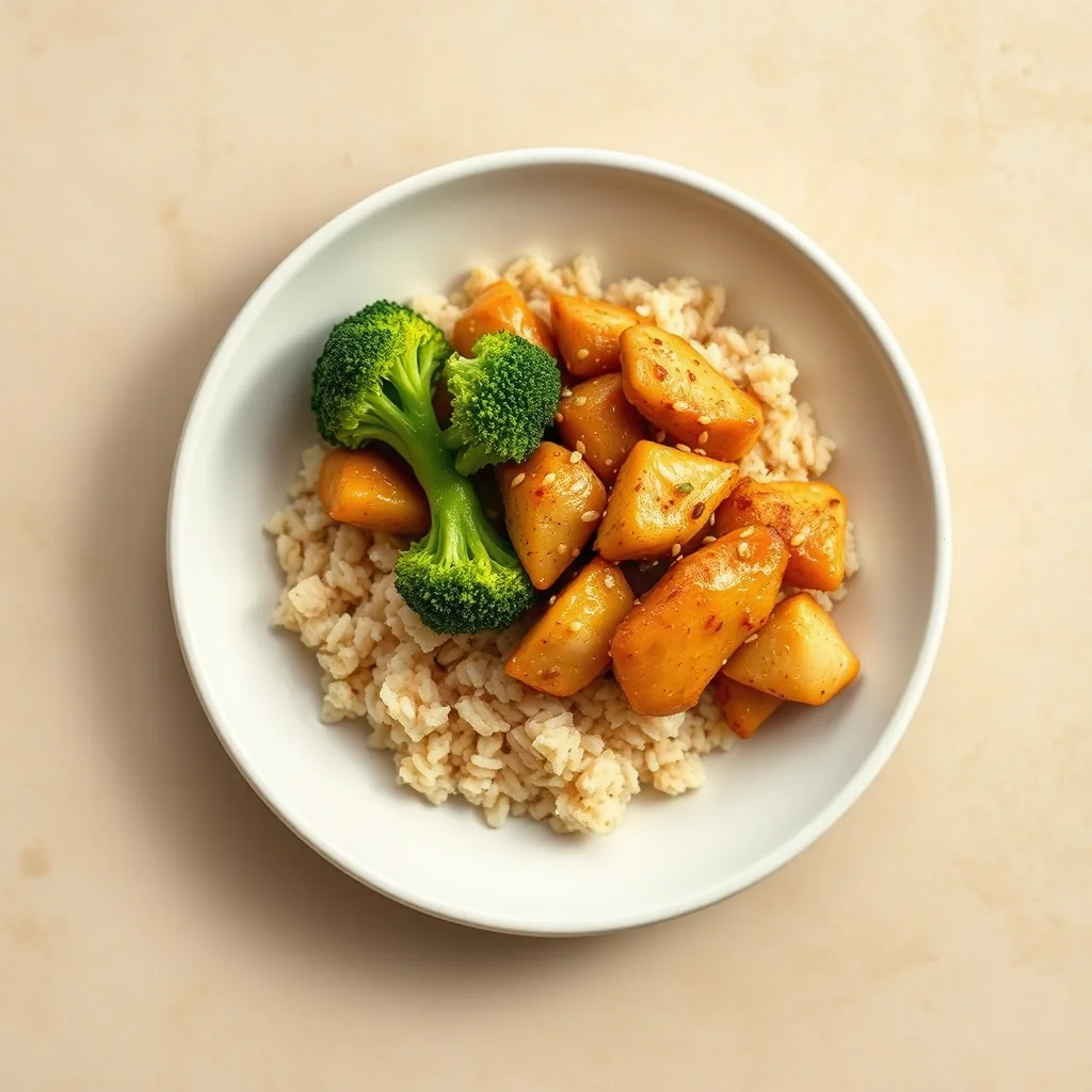 Korean Sesame Chicken Bowl
