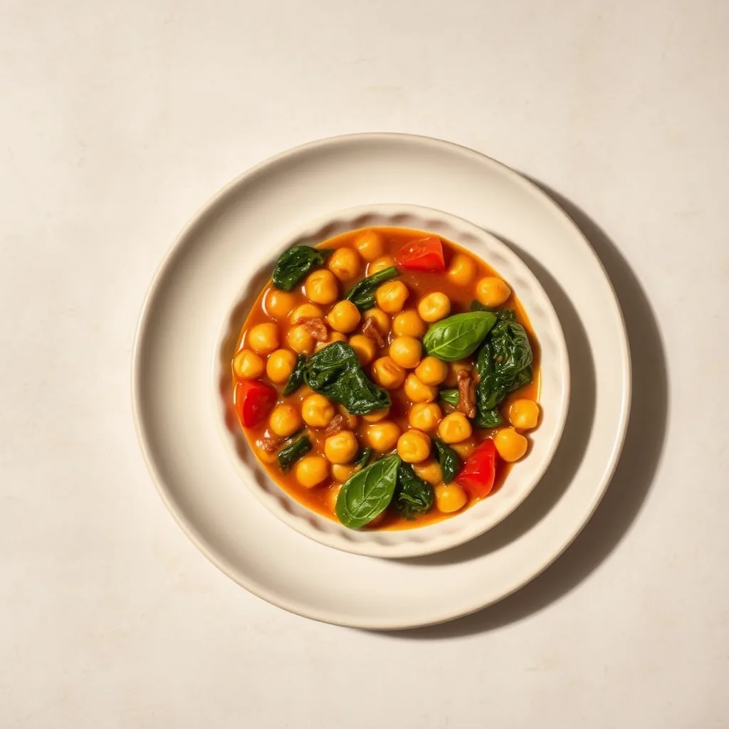 Spanish Chickpea and Spinach Stew
