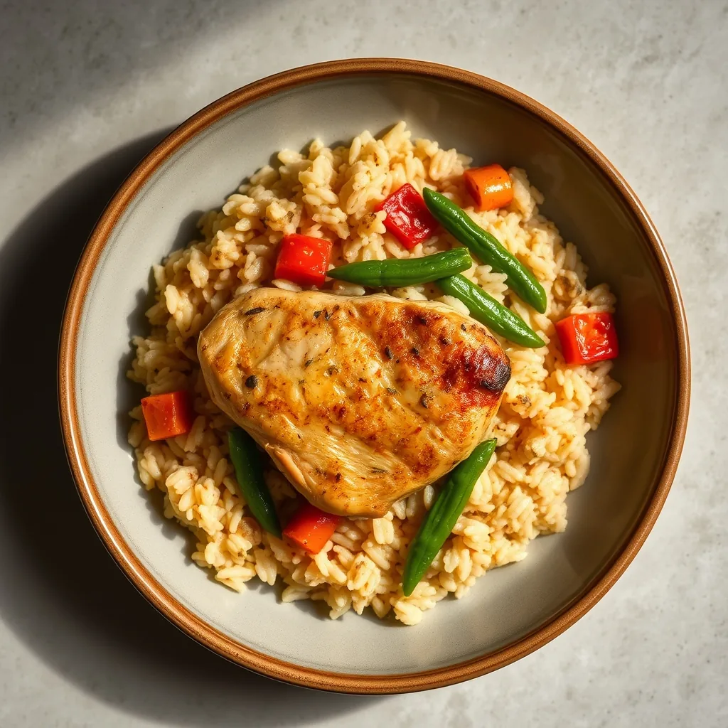 Chicken Paella with Brown Rice