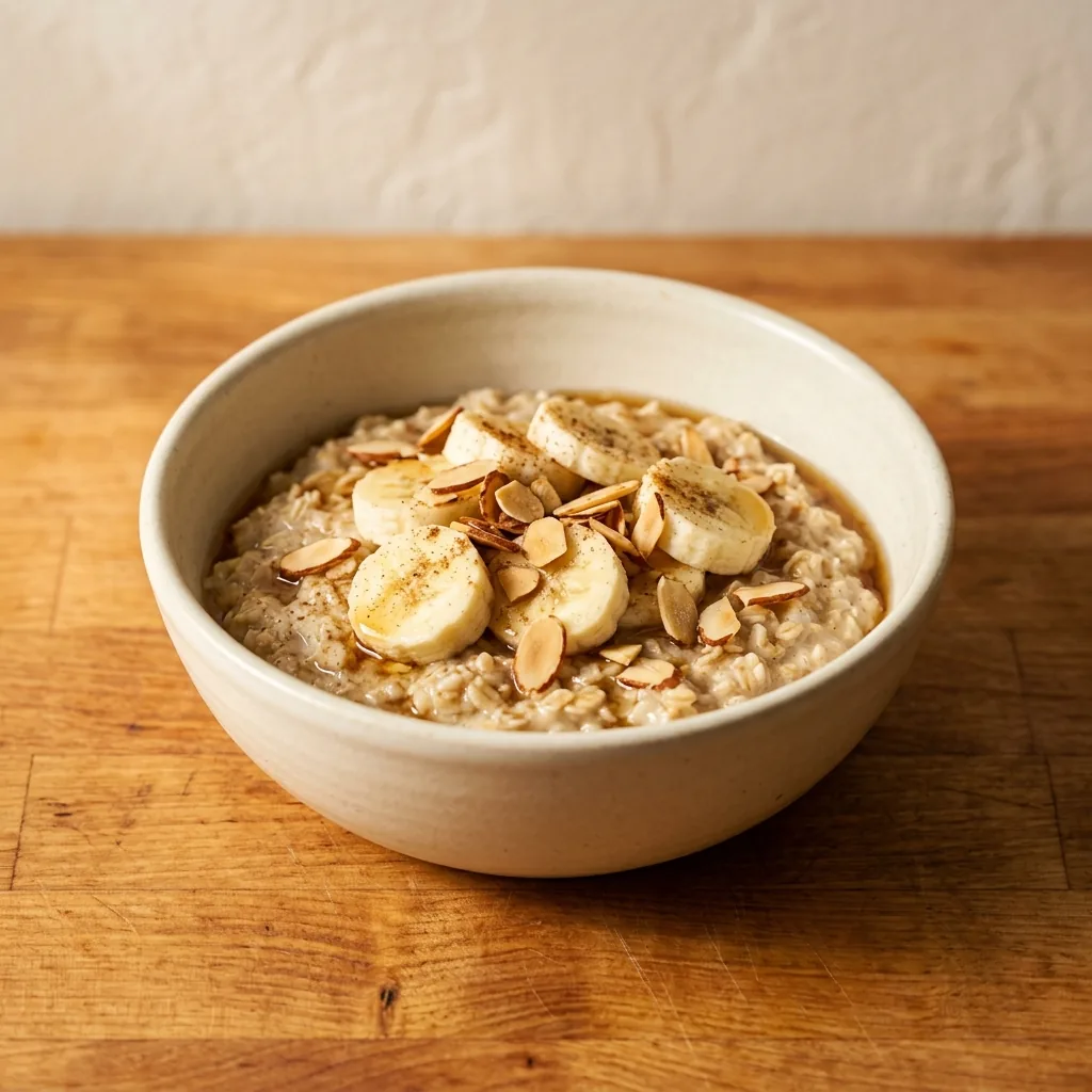 Almond Banana Oatmeal