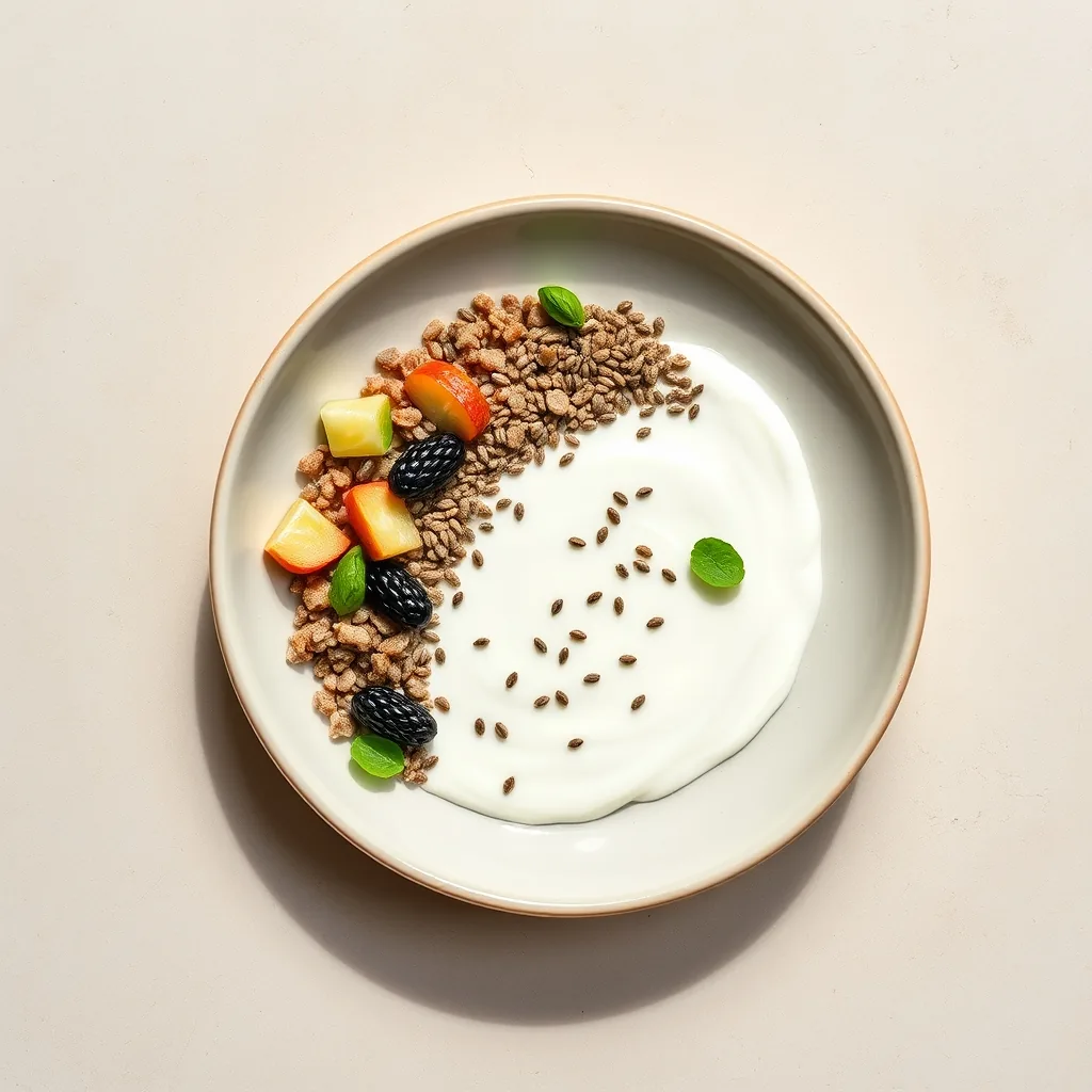 Korean Greek Yogurt and Chia Bowl
