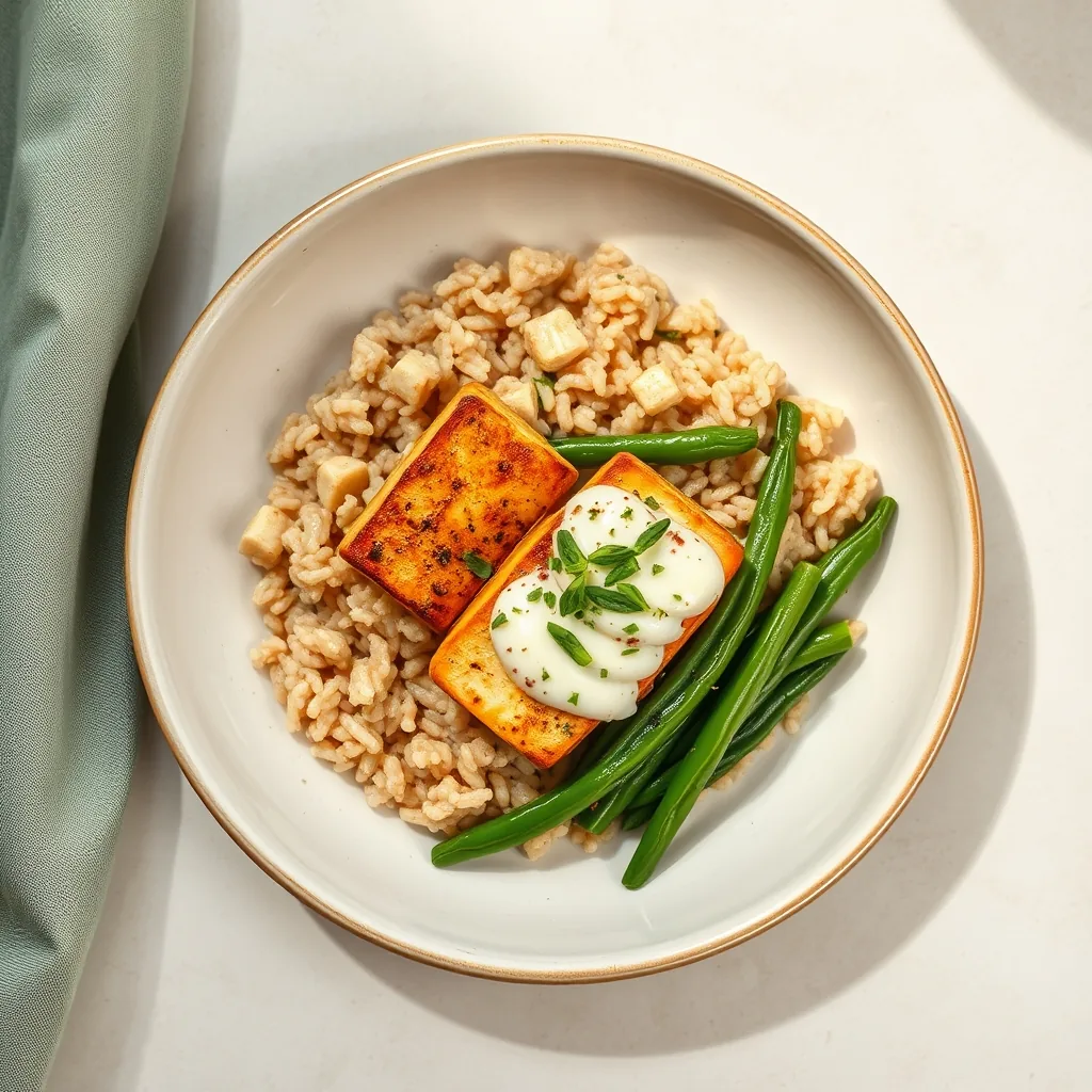 Spanish Tofu Plate