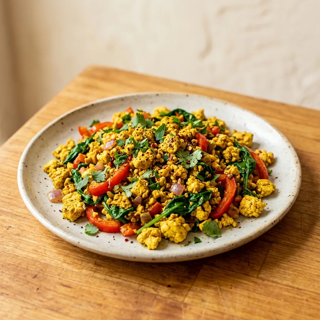 Turmeric Tofu Scramble