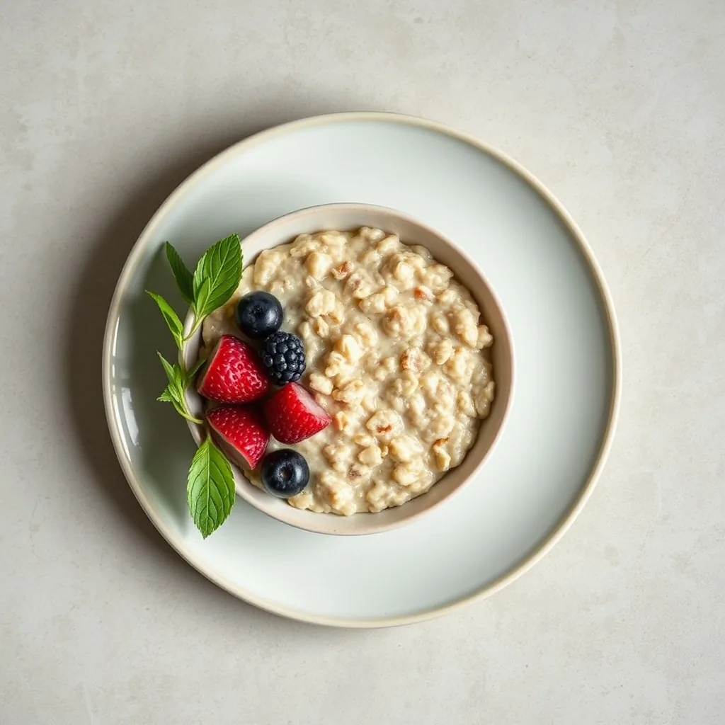 Vietnamese Oatmeal with Berries