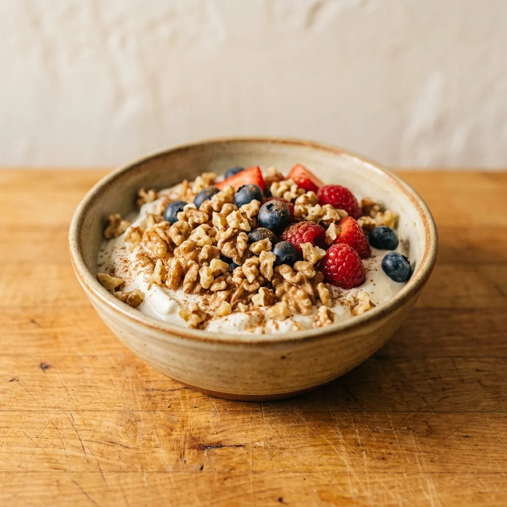 Yogurt Walnut Bowl