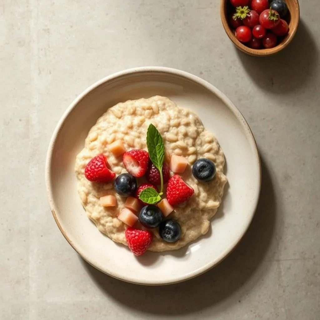 Thai Oatmeal with Berries