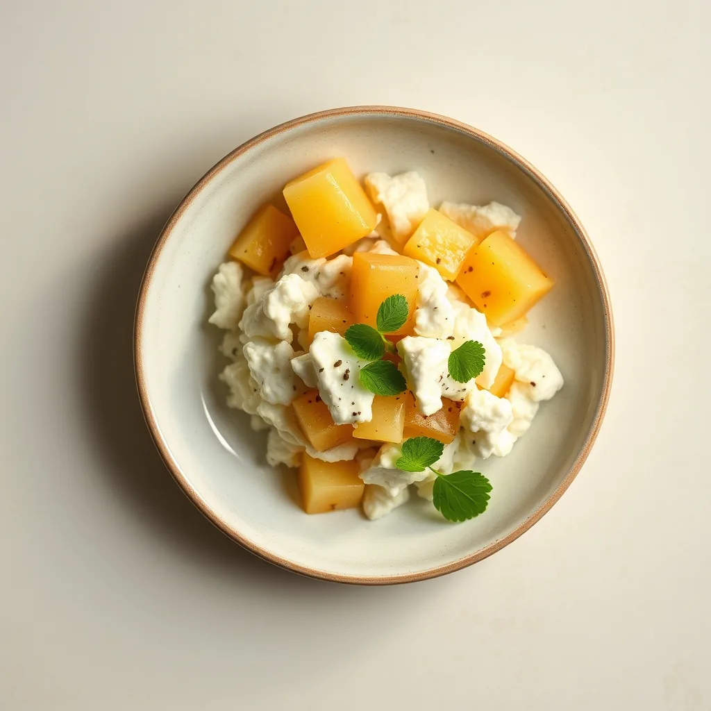 Thai Cottage Cheese and Pineapple