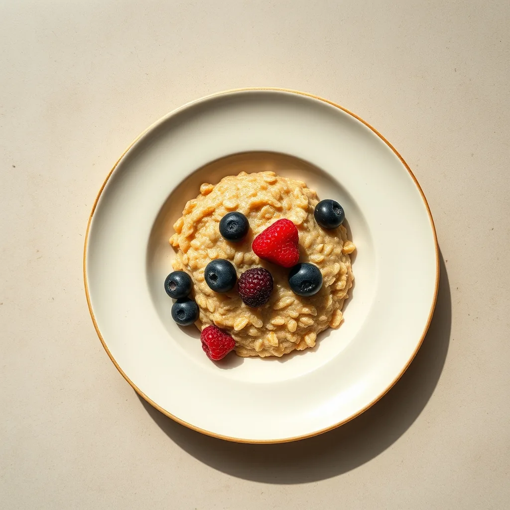 Chinese Oatmeal with Berries