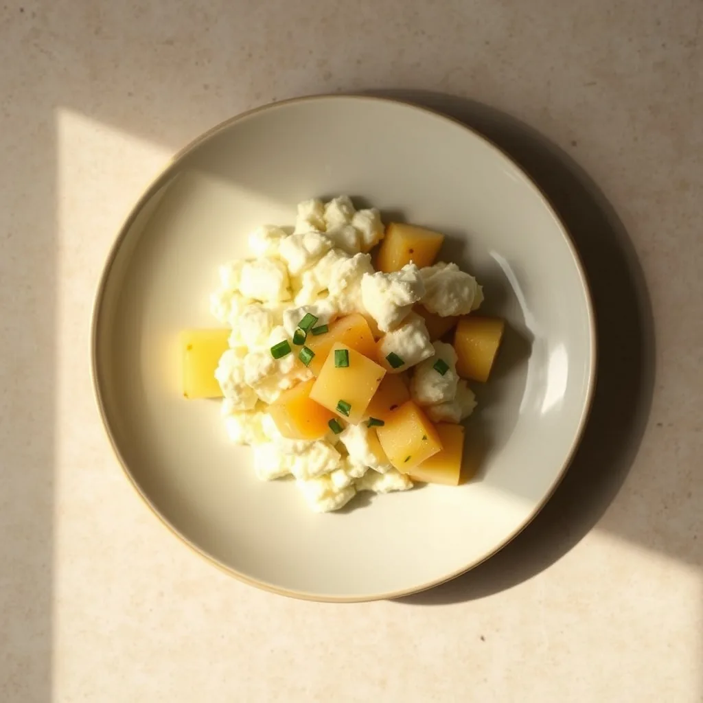 Chinese Cottage Cheese and Pineapple
