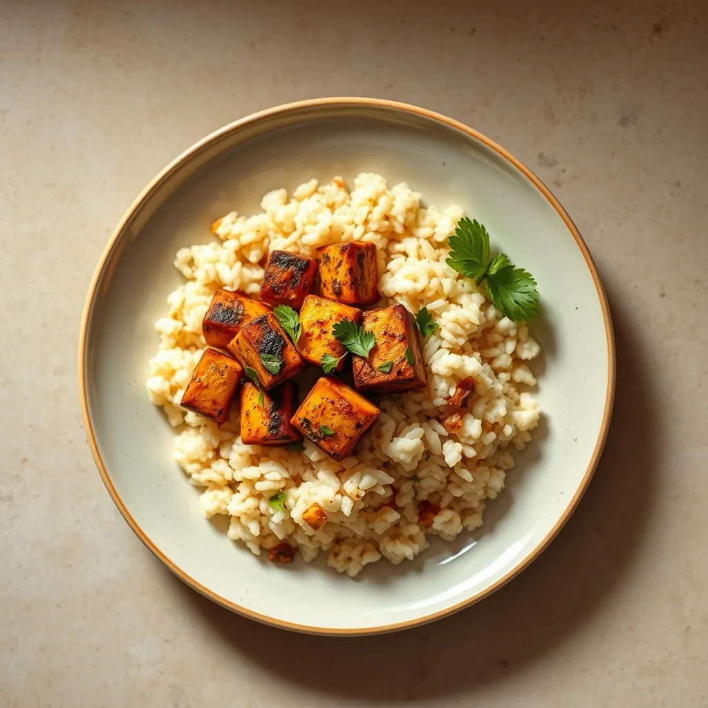 Indian Tofu Plate