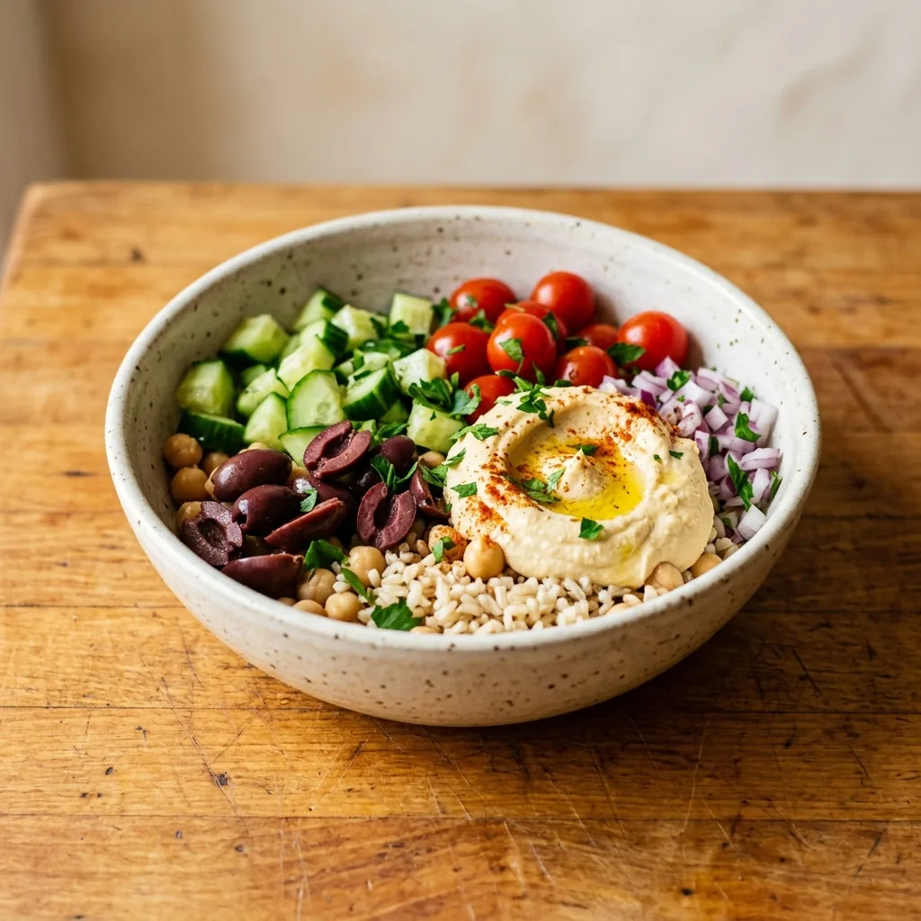 Mediterranean Veggie Bowl