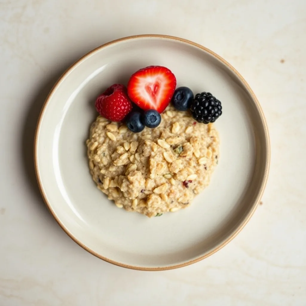 Indian Oatmeal with Berries