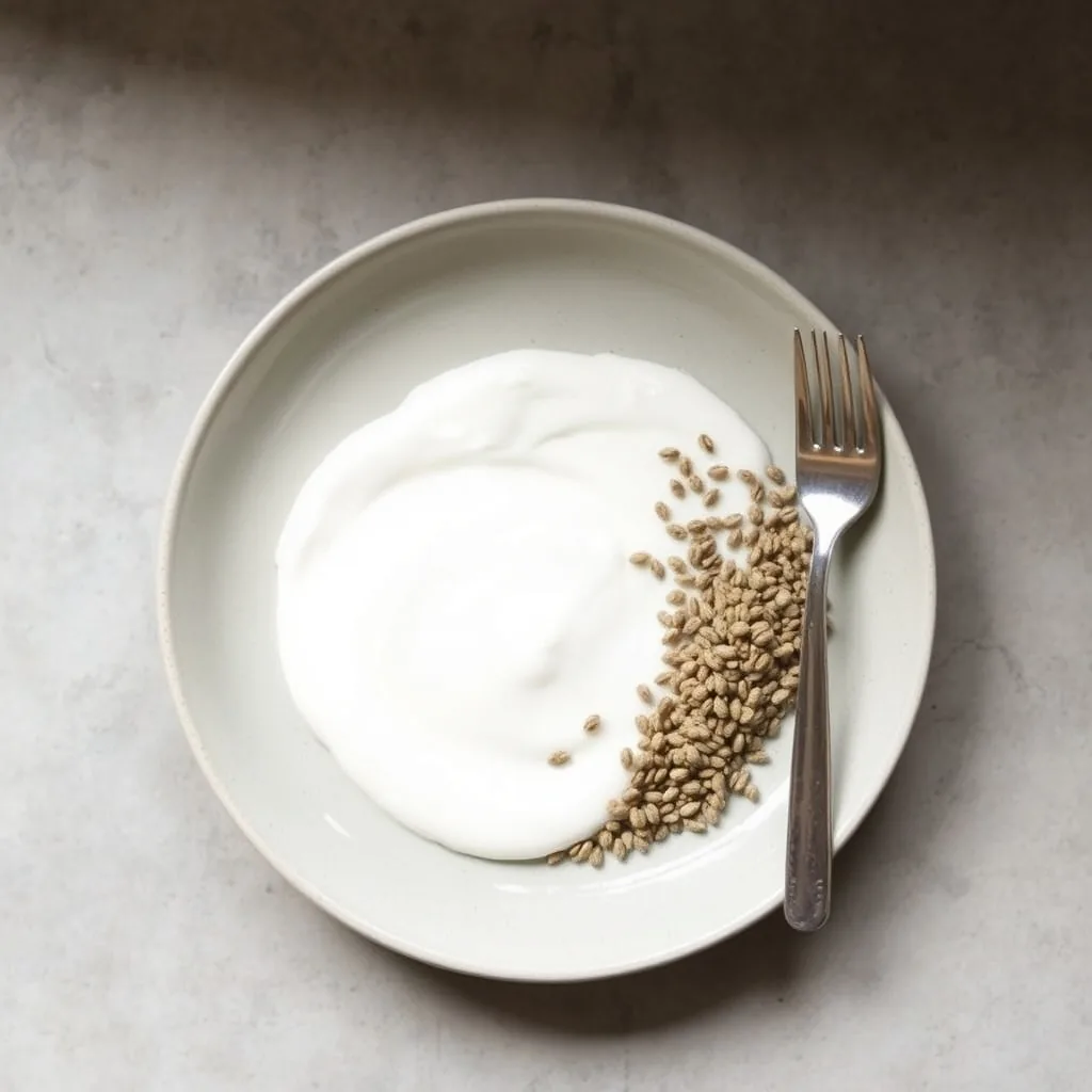 Indian Greek Yogurt and Chia Bowl