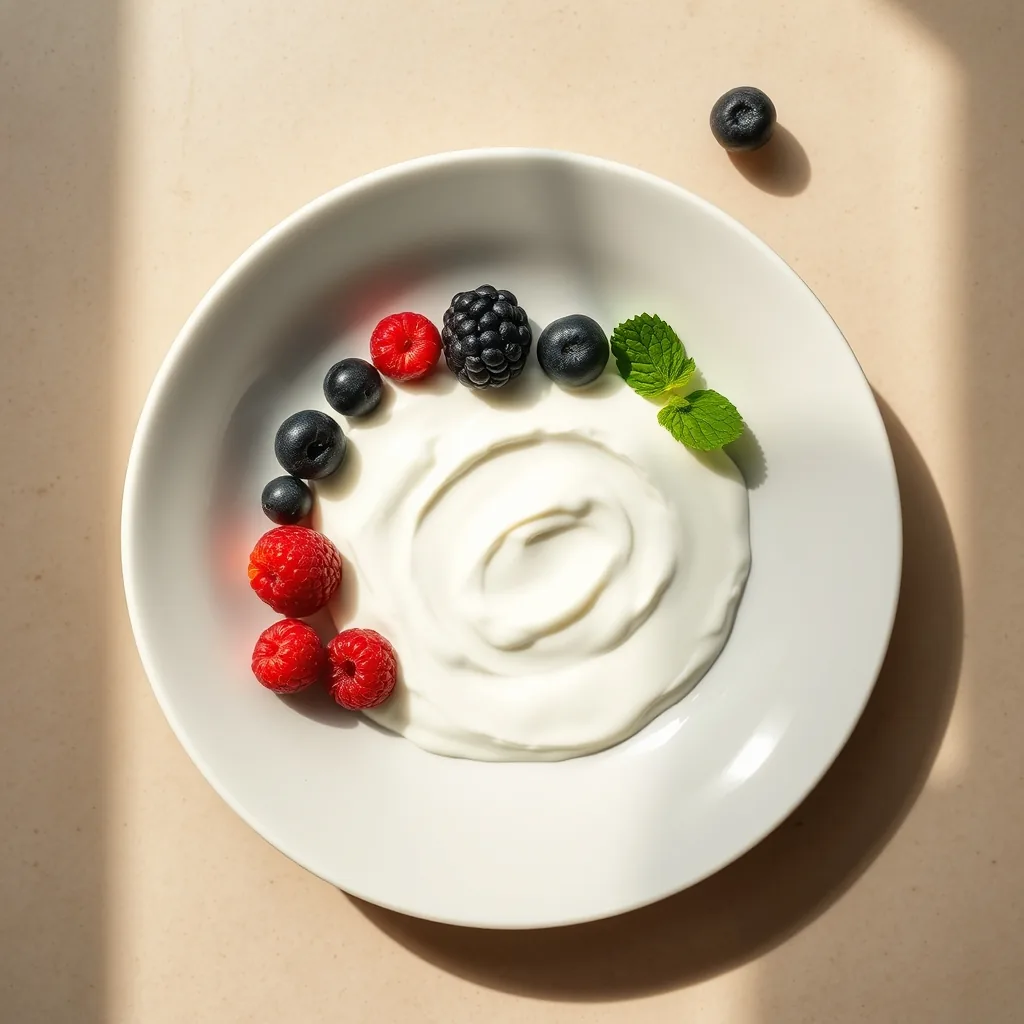 Indian Greek Yogurt and Berries