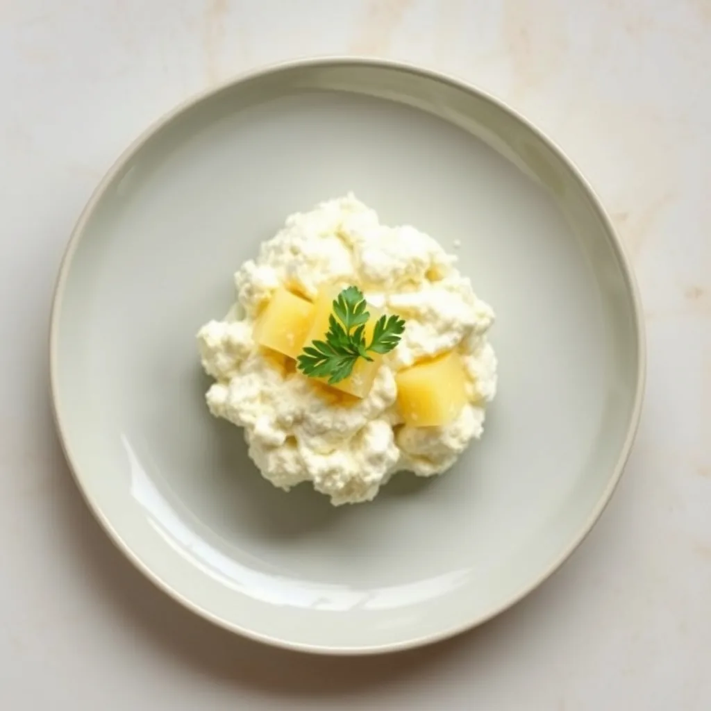 Indian Cottage Cheese and Pineapple