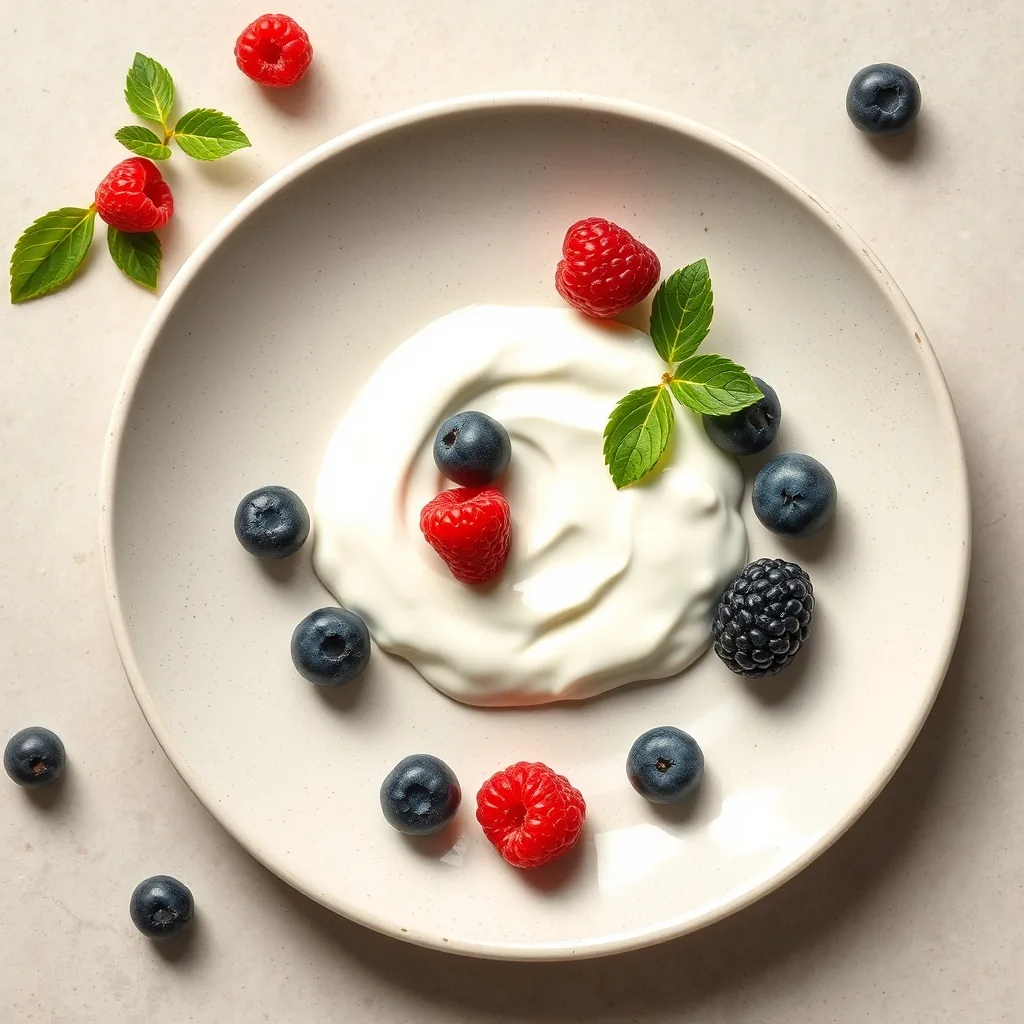 Japanese Greek Yogurt and Berries