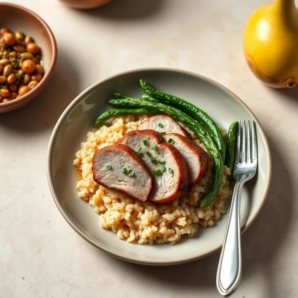 Italian Pork Tenderloin Plate