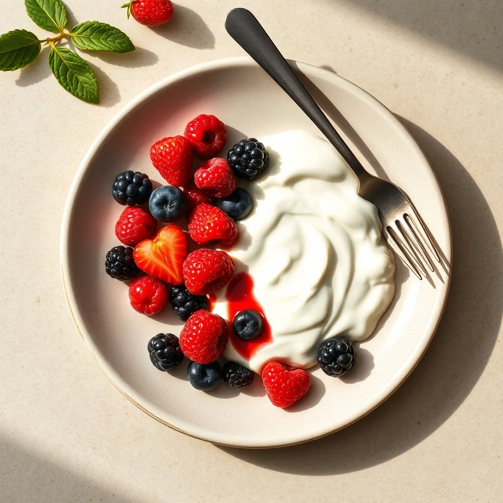 Italian Greek Yogurt and Berries