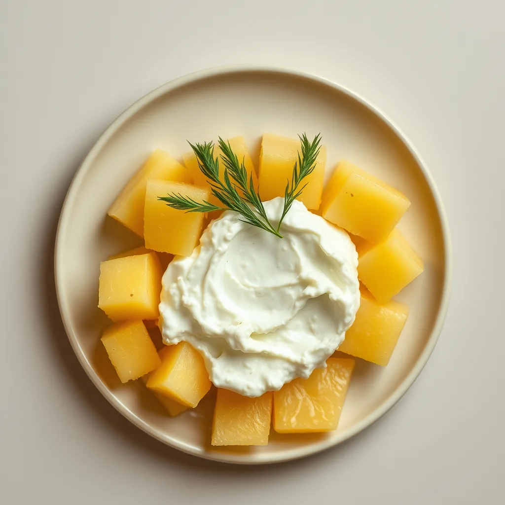 Italian Cottage Cheese and Pineapple