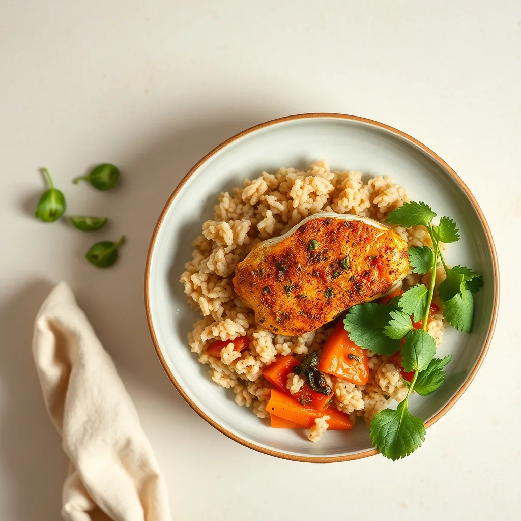Mexican Chicken Breast Plate