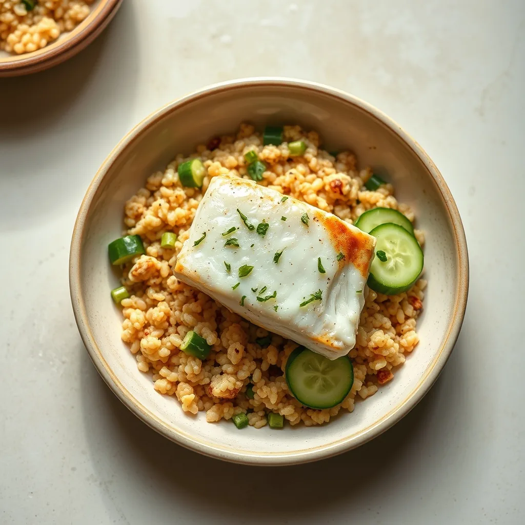 Mediterranean Cod Bowl
