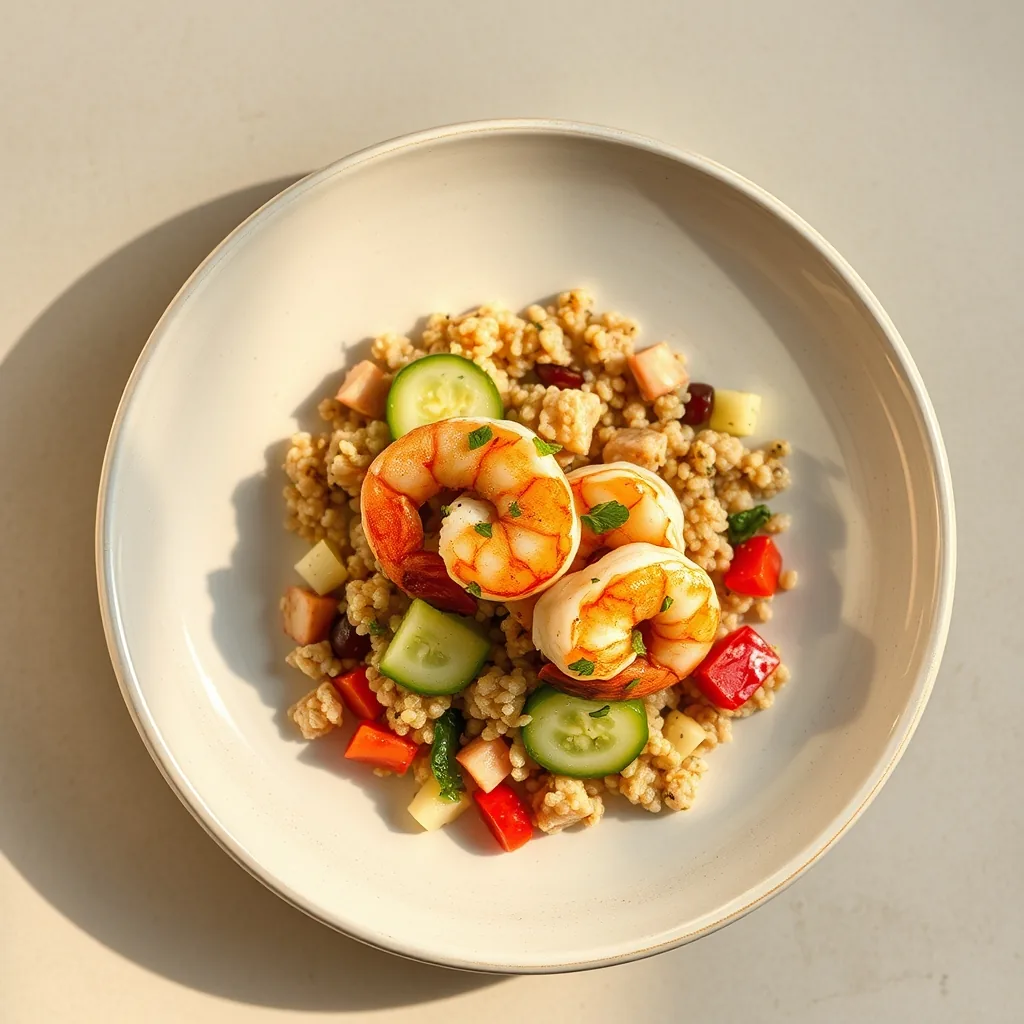 Mediterranean Shrimp Bowl