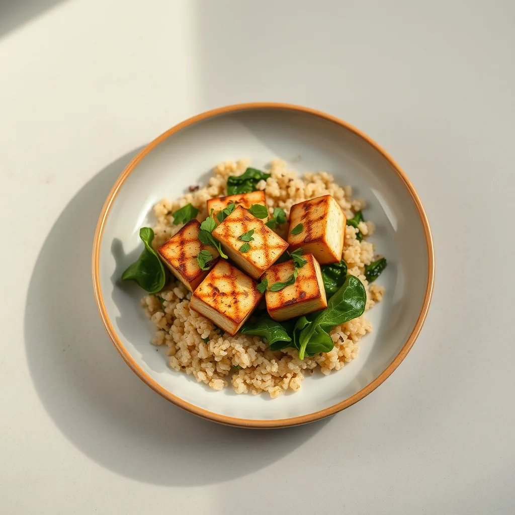 Mediterranean Tofu Plate