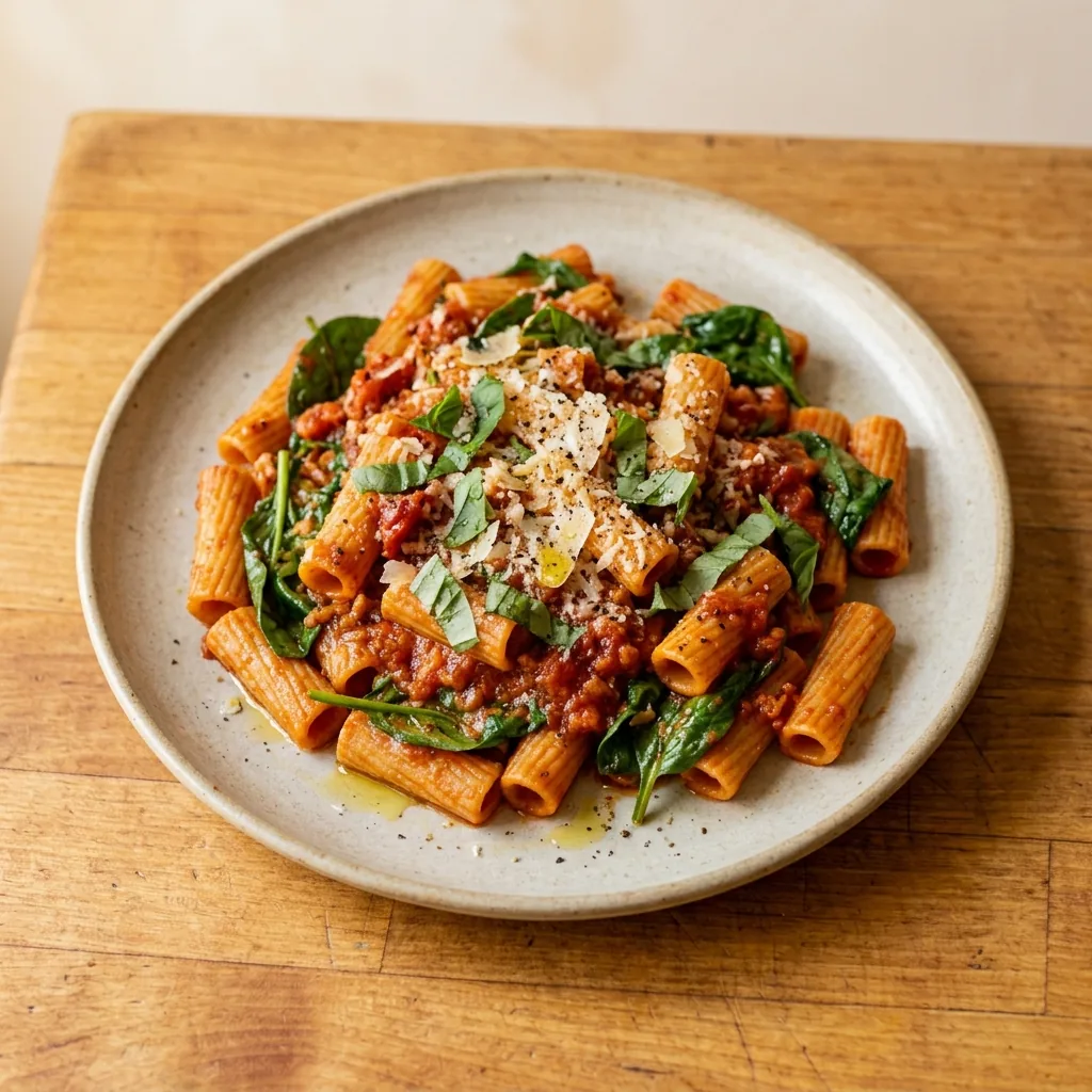 Lentil Pasta Marinara