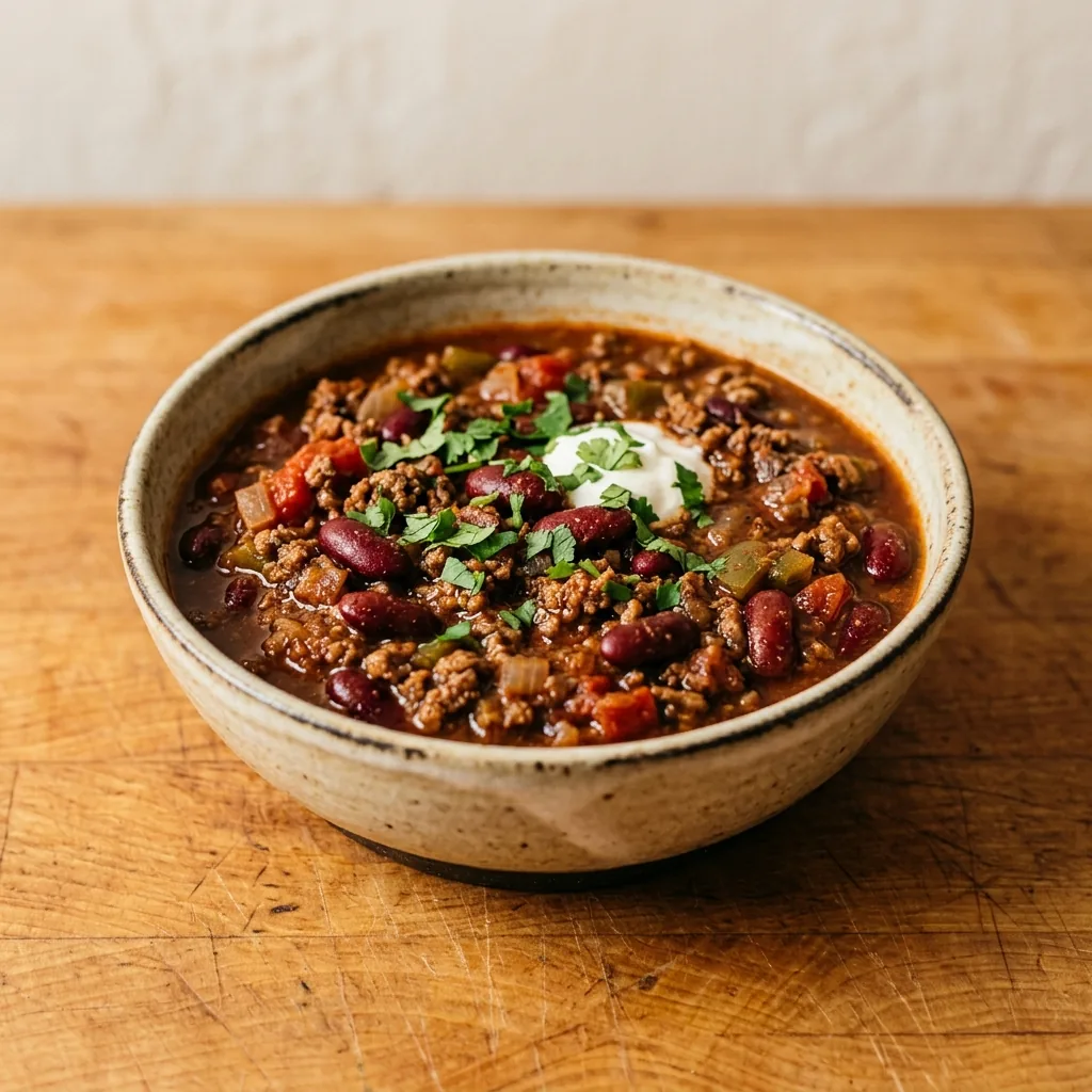 15-Minute Beef Chili