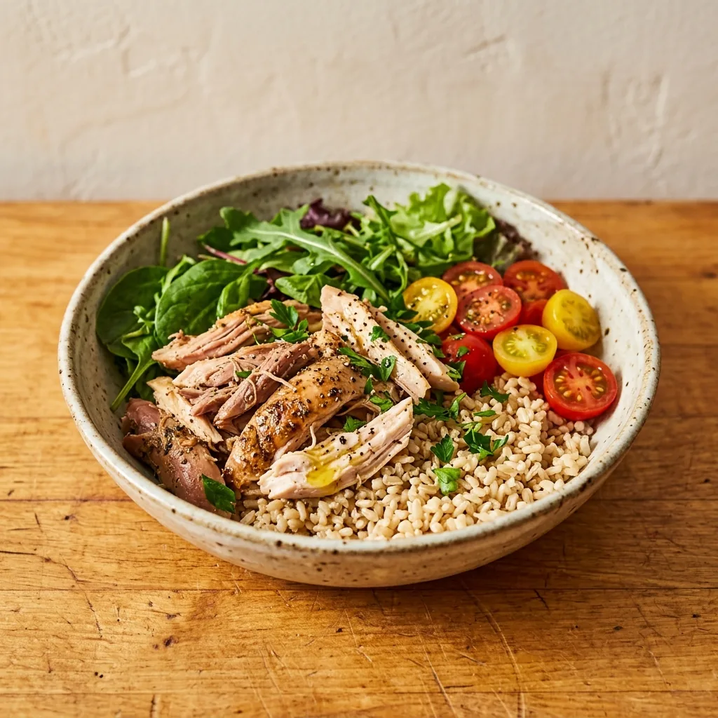 Zero-Cook Rotisserie Chicken Bowl