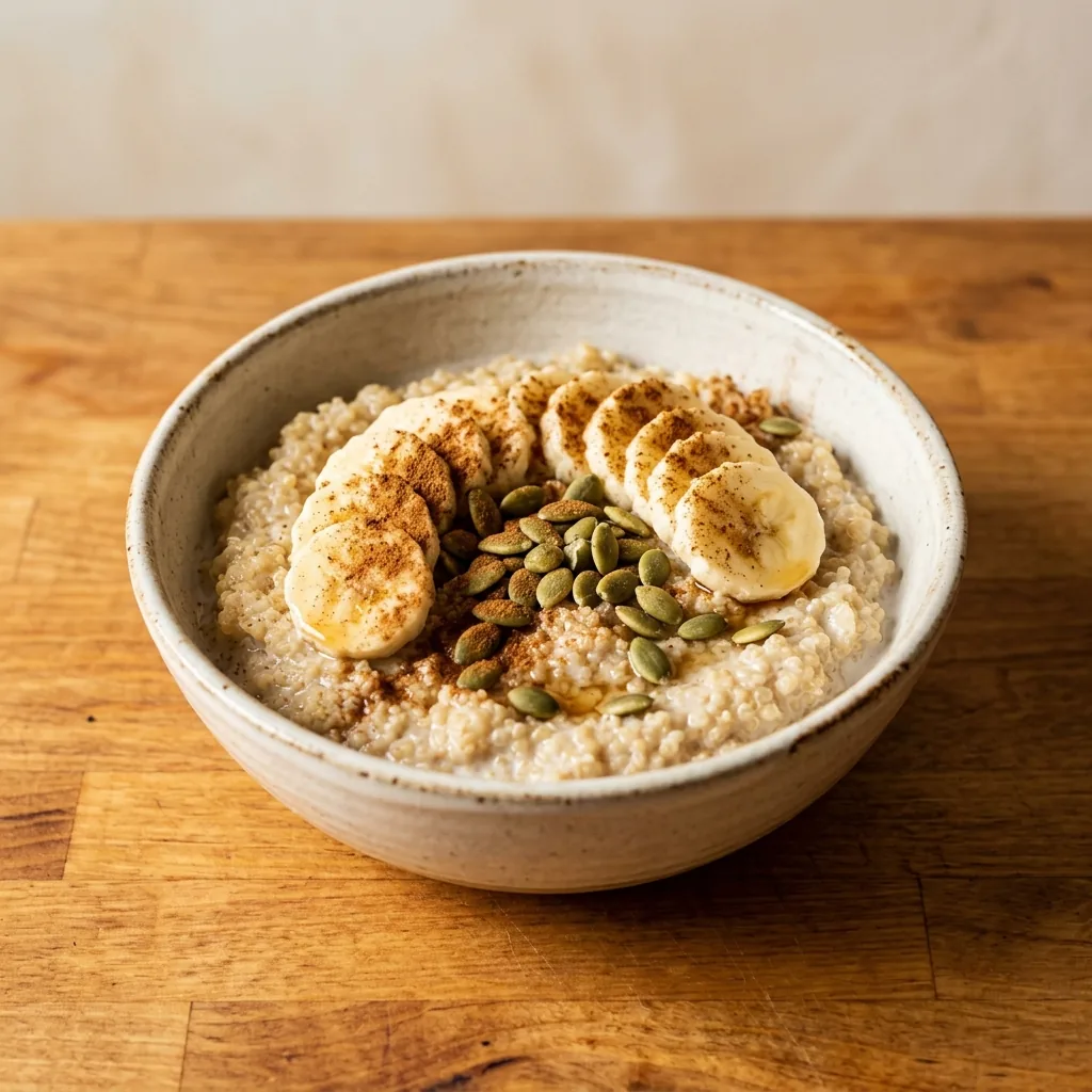 Warm Quinoa Breakfast Bowl
