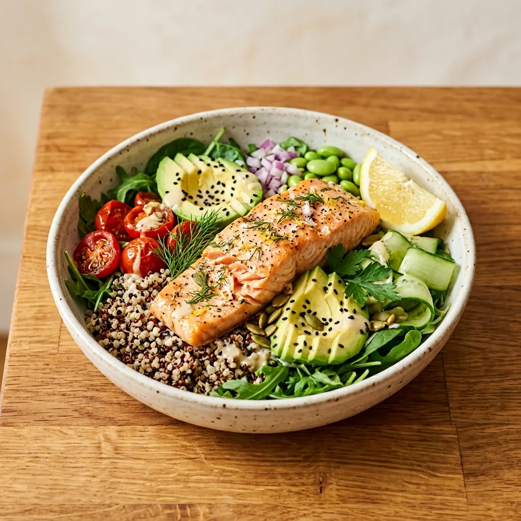 Salmon Quinoa Bowl