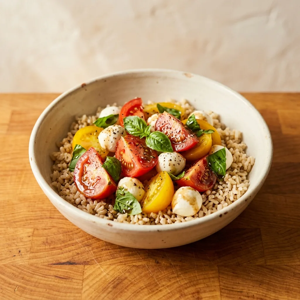 Caprese Rice Bowl