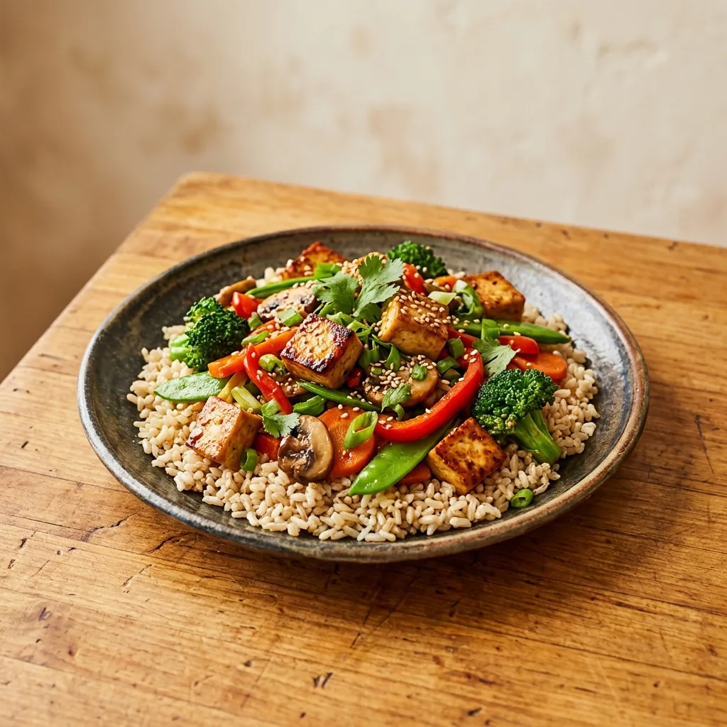 Tofu Vegetable Stir-Fry