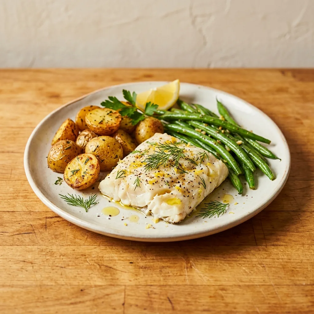 Baked Cod with Vegetables