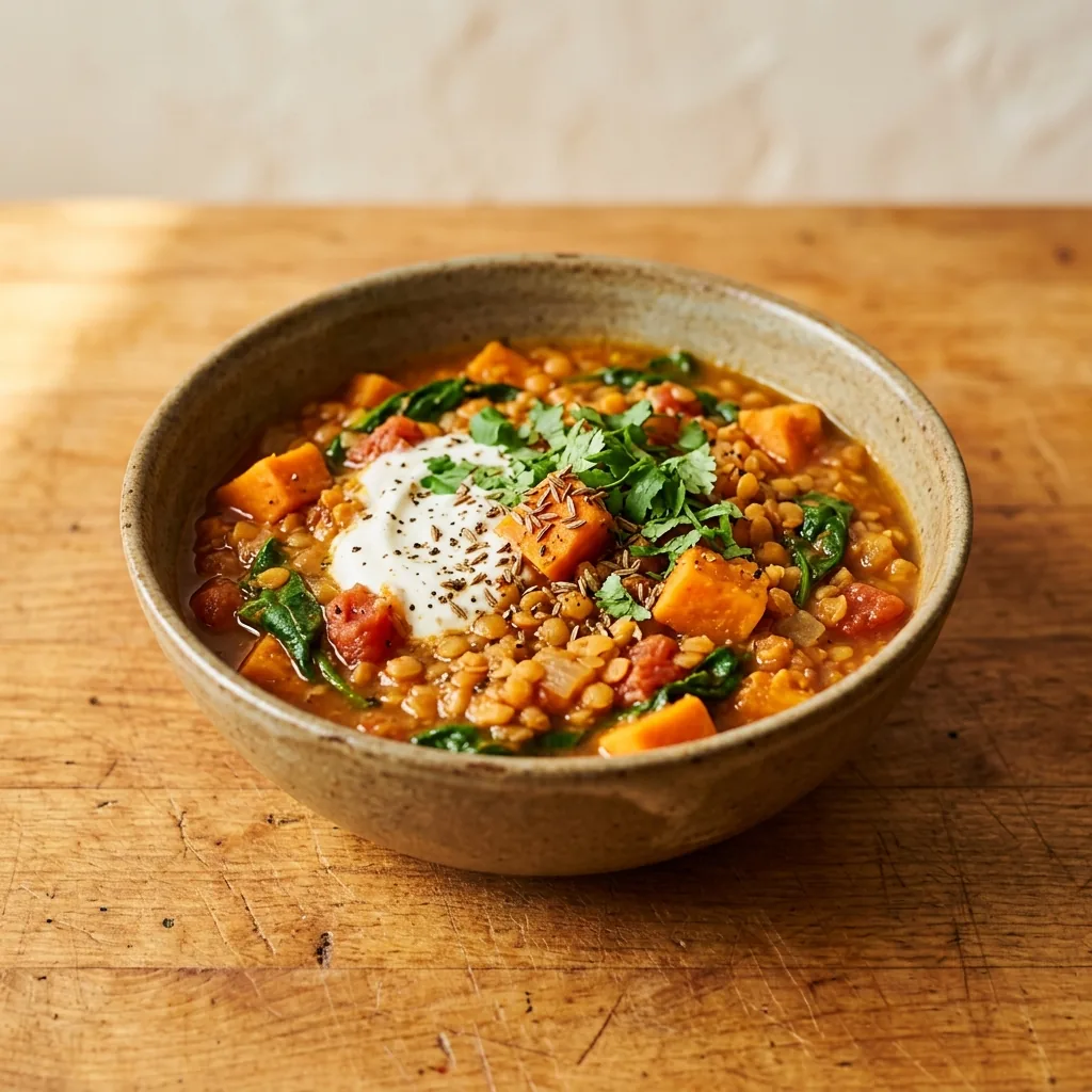 Lentil Sweet Potato Stew