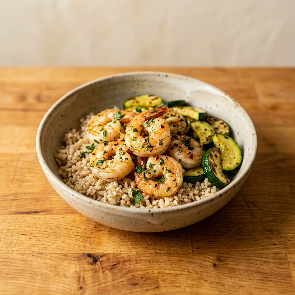 Garlic Shrimp Bowl