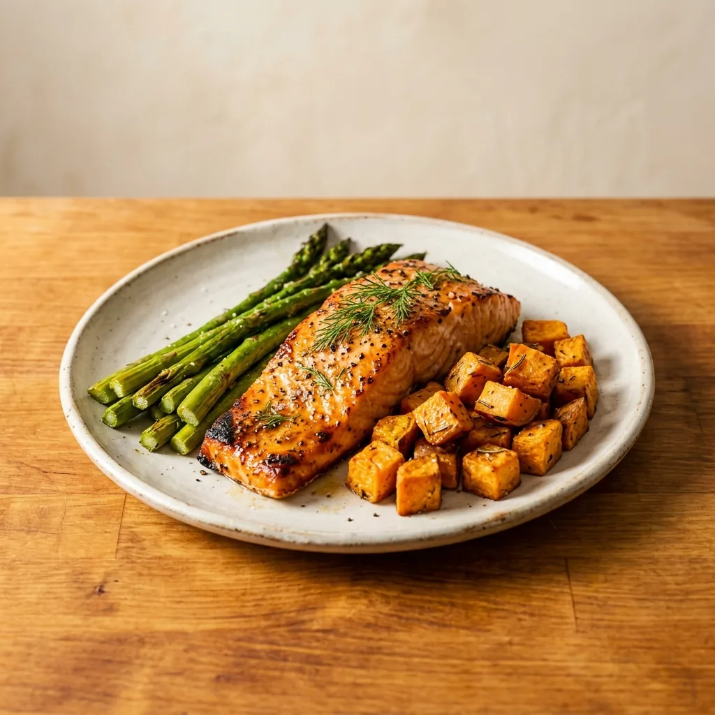 Baked Salmon Plate